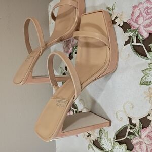 Jeffrey Campbell Beige Strappy Heels Stiletto